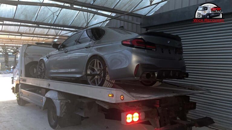 bmw m5 recover for vogue technics by wick recovery uk